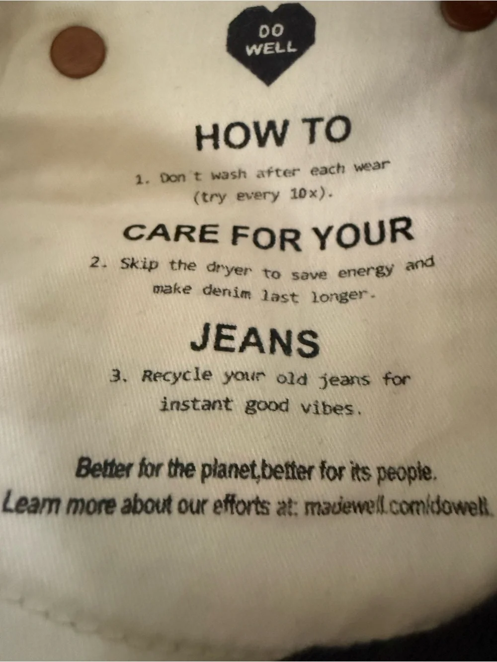Madewell women’s classic